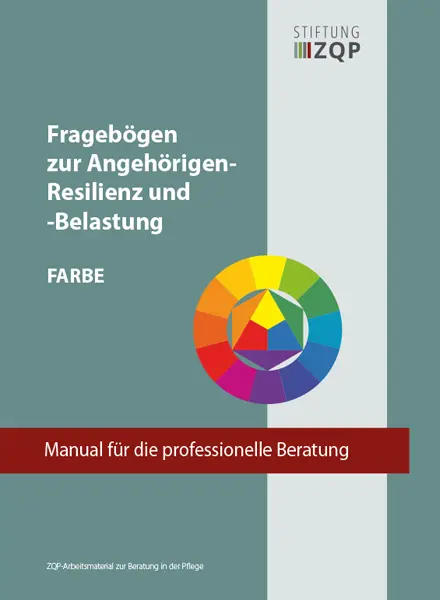 Titelseite Manual des ZQP zu den Fragebögen zur Angehörigen-Resilienz und -Belastung (FARBE)