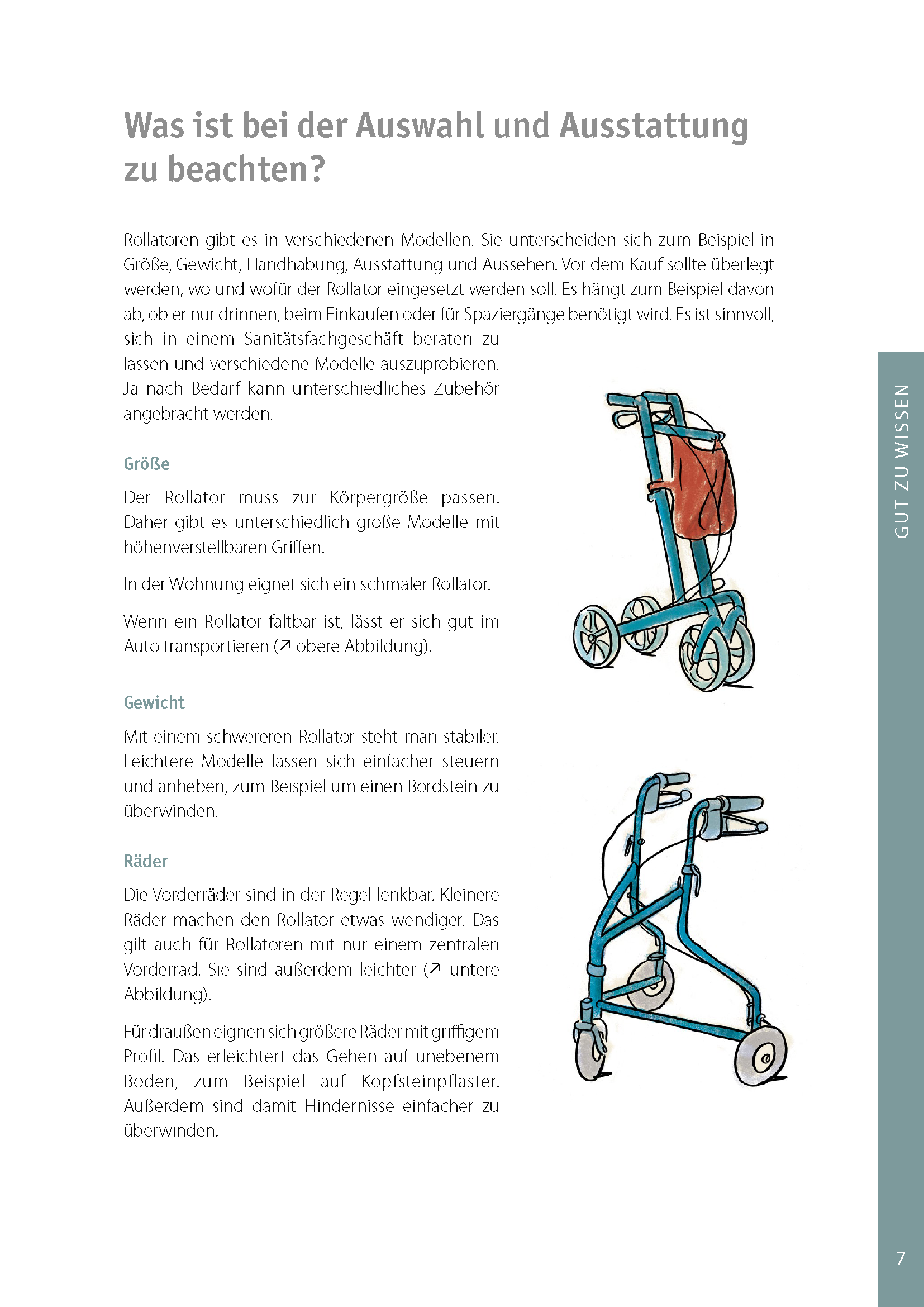 Rollator – Tipps zum sicheren Umgang – Bild 3