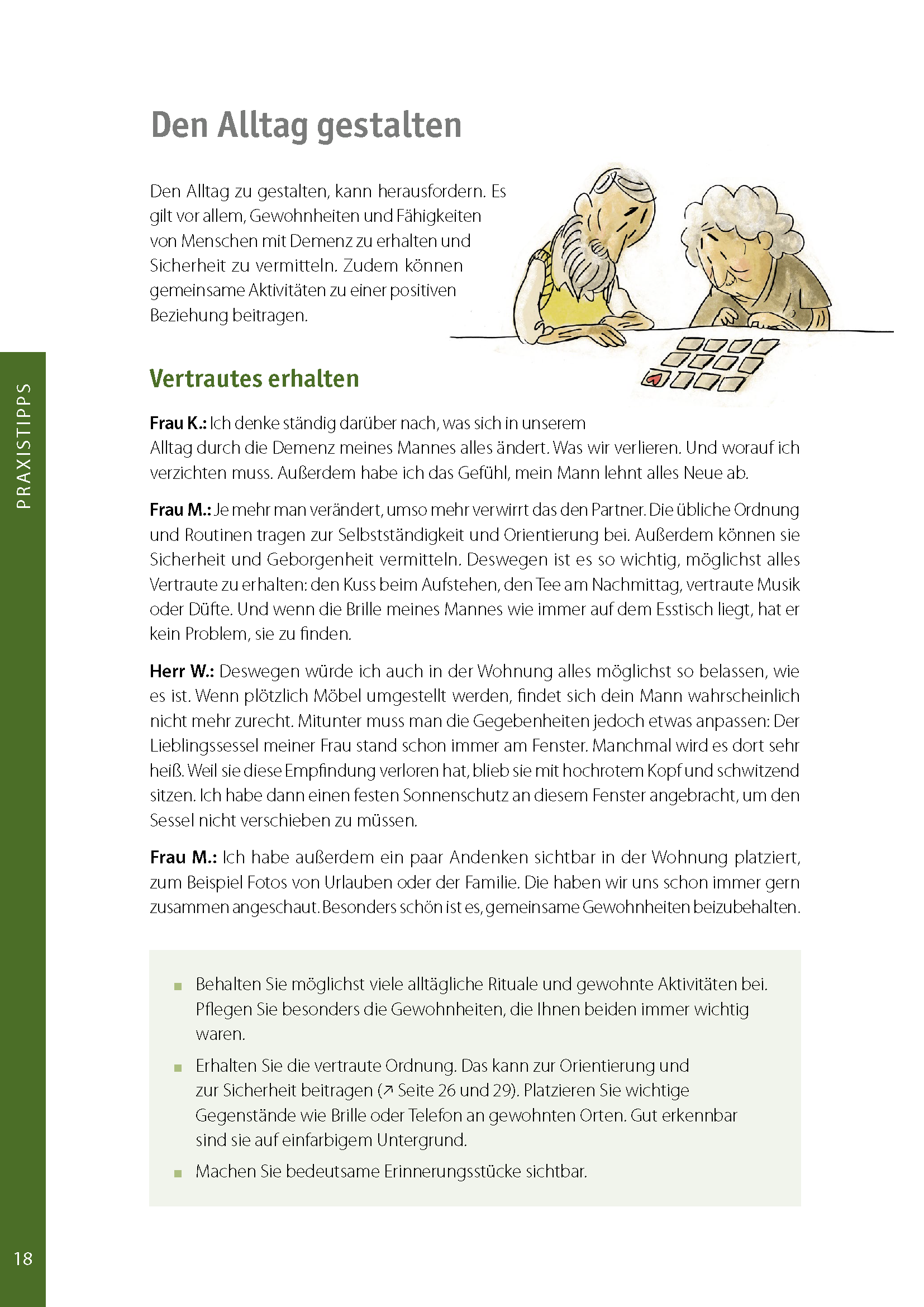 Demenz – Anregungen für Partnerinnen und Partner – Bild 4