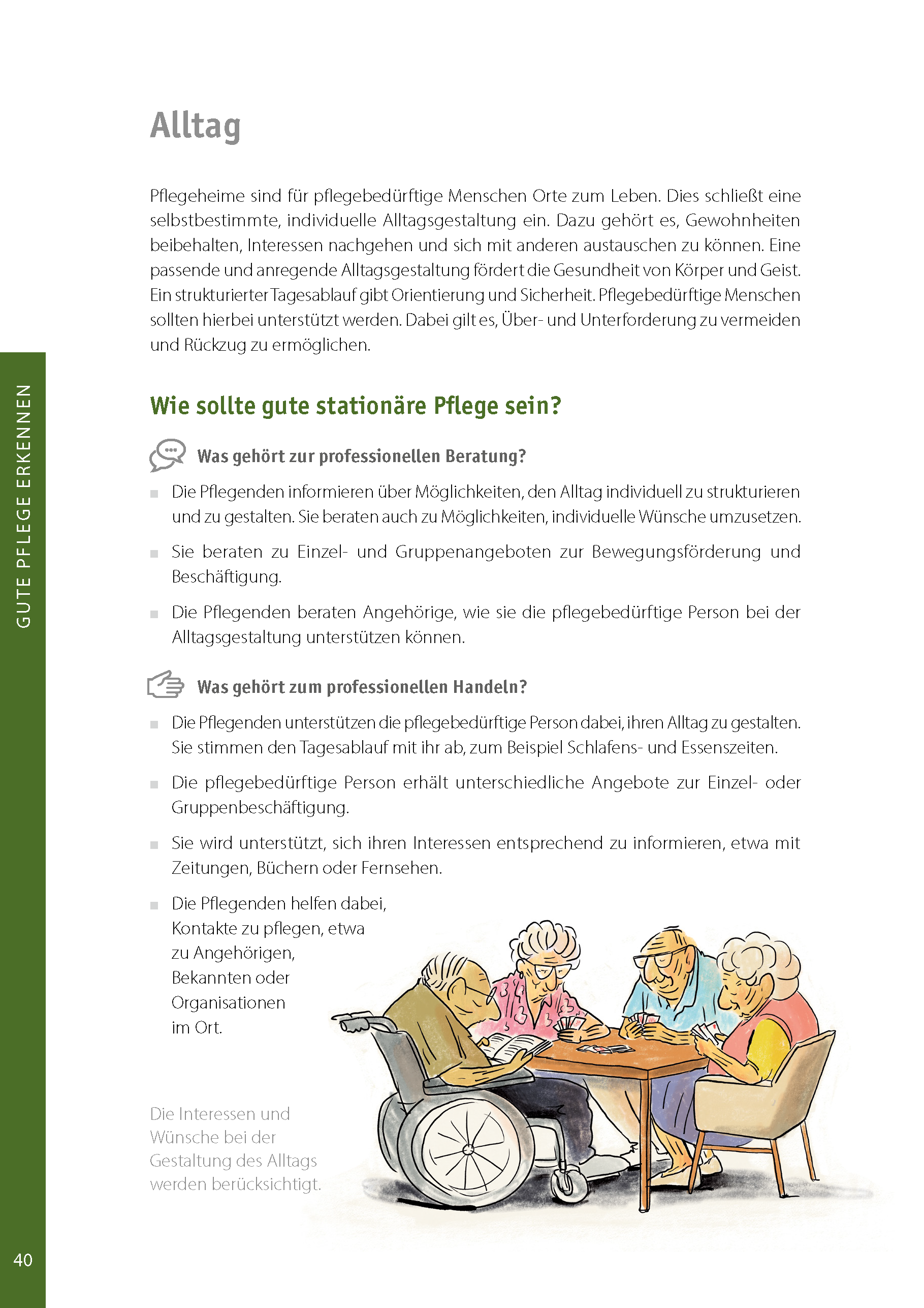 Stationäre Pflege - Gute professionelle Pflege erkennen – Bild 3