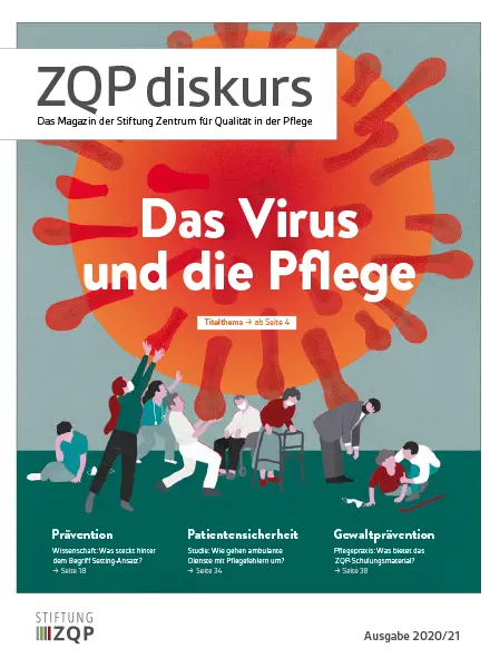 Titelseite Stiftungsmagazin ZQP diskurs Ausgabe 2020/21
