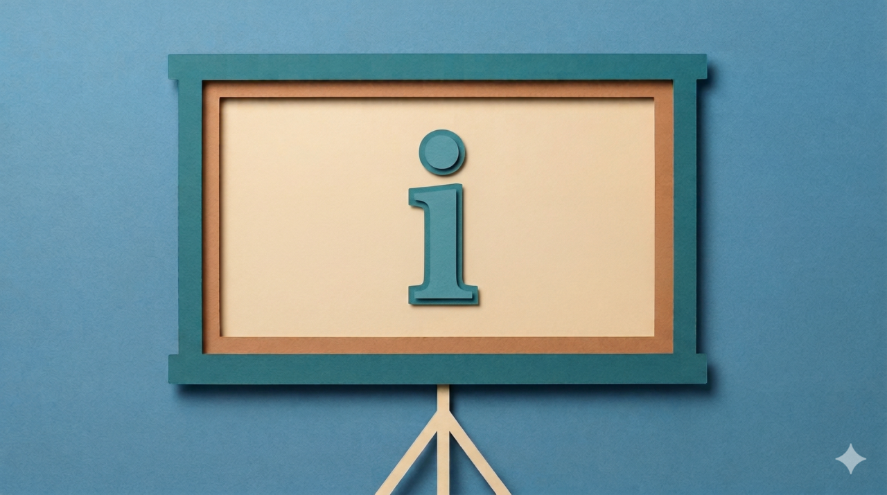 Präsentationsfolie mit einem 