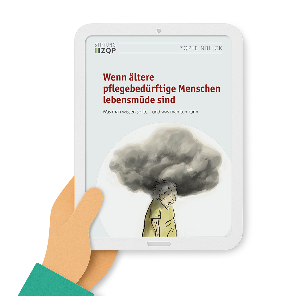 Wenn ältere pflegebedürftige Menschen lebensmüde sind