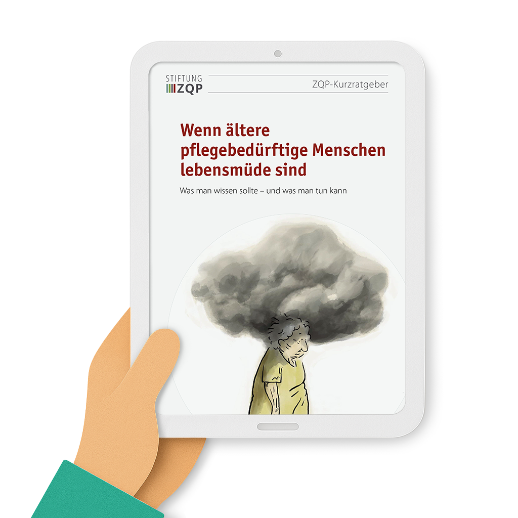 Wenn ältere pflegebedürftige Menschen lebensmüde sind