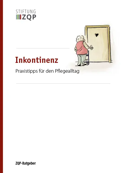 Titelseite der Broschüre „Inkontinenz - Praxistipps für den Pflegealltag“