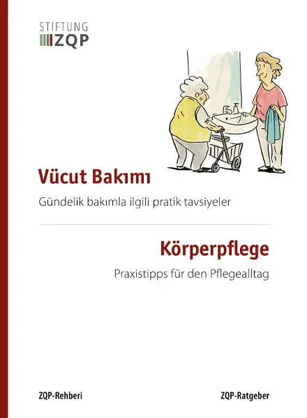 Titelblatt des Ratgebers Körperpflege in türkischer und deutscher Sprache