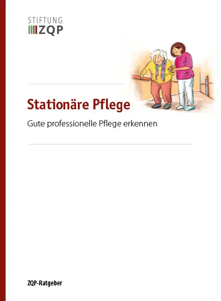 Titelseite ZQP-Ratgeber Stationäre Pflege