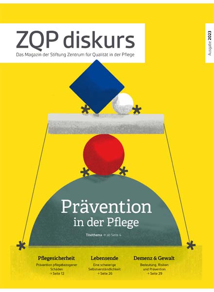 Titelblatt des Magazins ZQP diskurs Ausgabe 2023