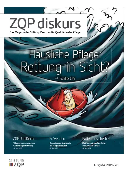 Titelseite Stiftungsmagazin ZQP diskurs Ausgabe 2019/20